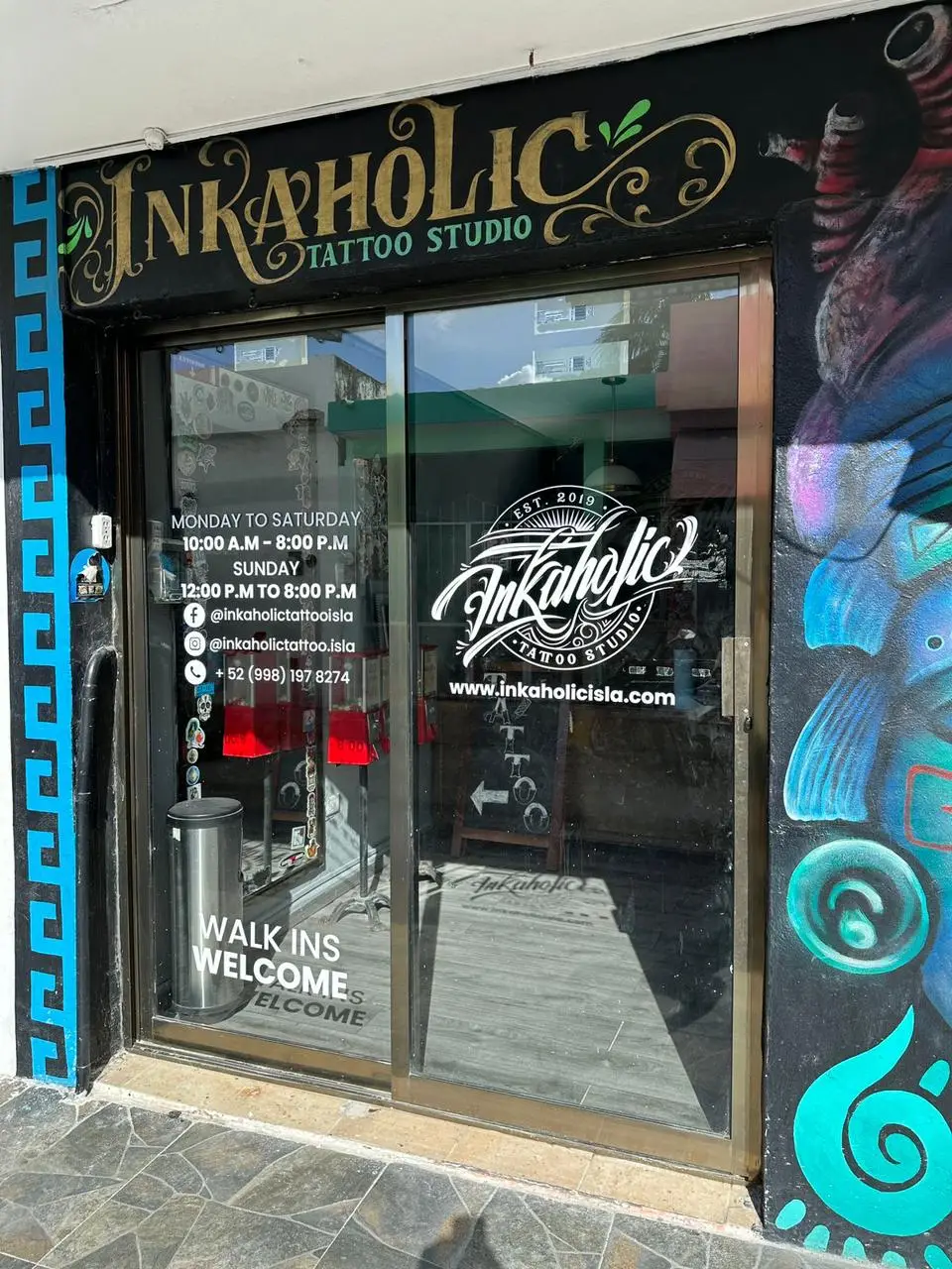 Entrance of the INKaholic studio